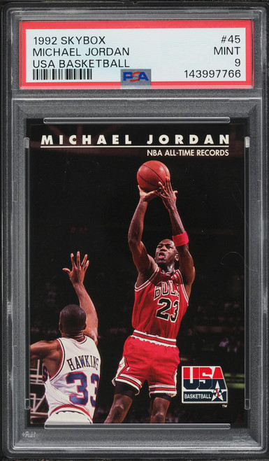 1992 Skybox USA Basketball Michael Jordan #45 PSA 9 MINT