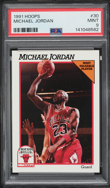 1991 Hoops Michael Jordan #30 PSA 9 MINT