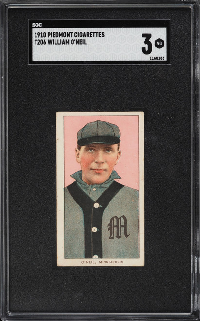 1909-11 T206 William O'Neil SGC 3 VG