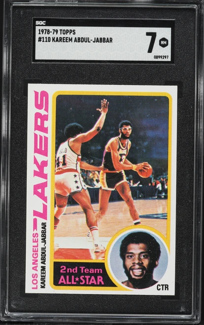 1978 Topps Basketball Kareem Abdul-Jabbar #110 SGC 7 NRMT
