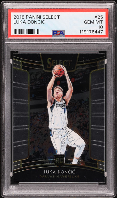 2018 Select Concourse Luka Doncic ROOKIE #25 PSA 10 GEM MINT