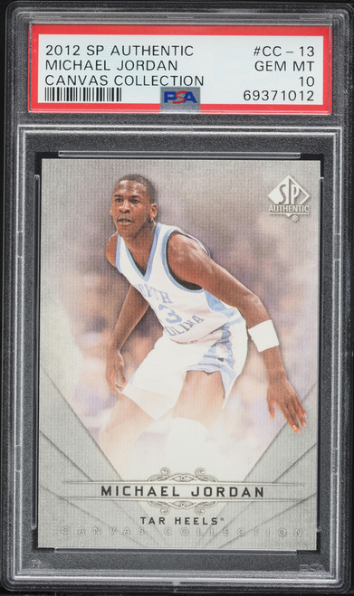 2012 SP Authentic Canvas Collection Michael Jordan #CC-13 PSA 10 GEM MINT
