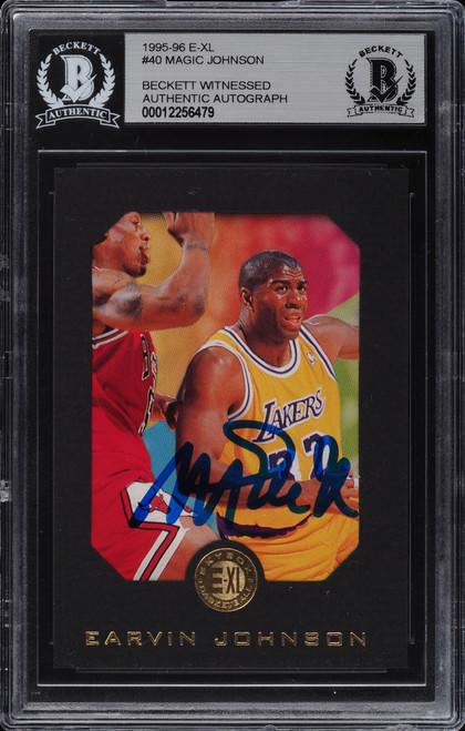 1995 E-XL Magic Johnson AUTO #40 BGS AUTH