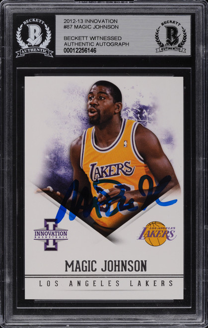 2012 Panini Innovation Magic Johnson AUTO #87 BGS Auth