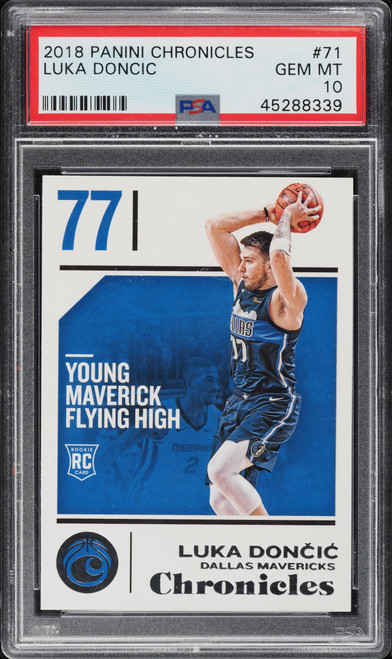2018 Panini Chronicles Luka Doncic ROOKIE #71 PSA 10 GEM MINT