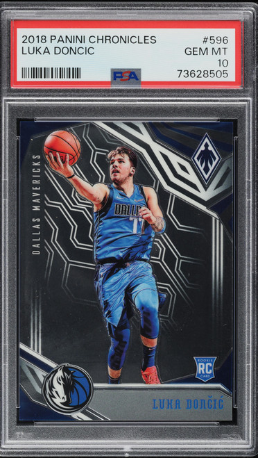 2018 Panini Chronicles Phoenix Luka Doncic ROOKIE #596 PSA 10 GEM MINT