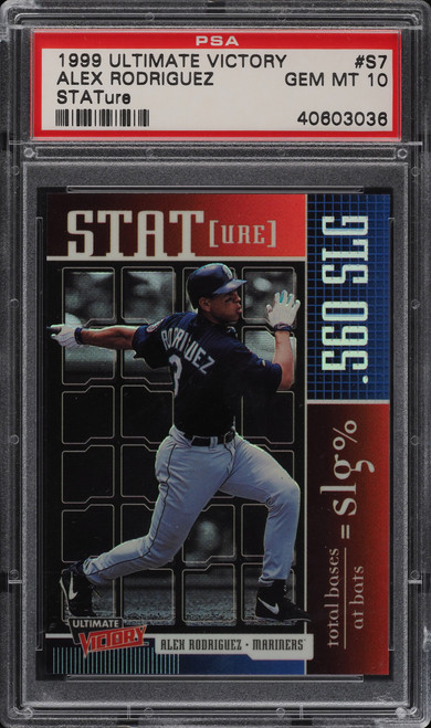 1999 Ultimate Victory Stature Alex Rodriguez #S7 PSA 10 GEM MINT