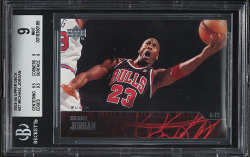 2003 Upper Deck Michael Jordan #27 BGS 9 MINT