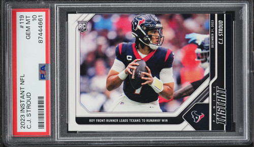 2023 Panini Instant C.J. Stroud ROOKIE #119 PSA 10 GEM MINT
