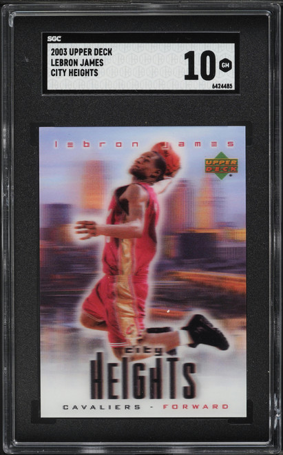 2003 Upper Deck City Heights LeBron James ROOKIE SGC 10 GEM MINT