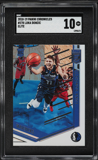 2018 Panini Chronicles Elite Luka Doncic ROOKIE #278 SGC 10 GEM MINT