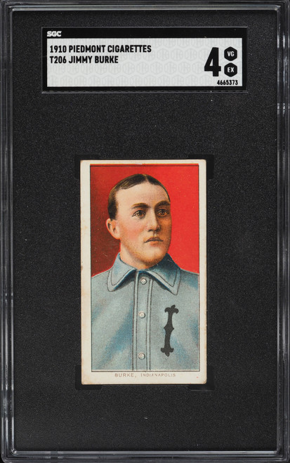 1909-11 T206 Jimmy Burke SGC 4 VGEX