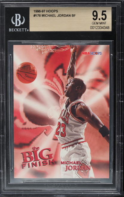 1996 Hoops Michael Jordan #176 BGS 9.5 GEM MINT