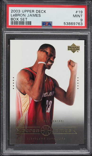 2003 Upper Deck Box Set LeBron James ROOKIE RC #19 PSA 9 MINT