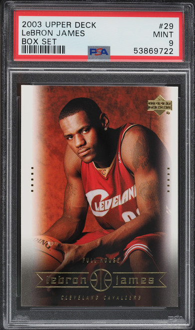 2003 Upper Deck Box Set LeBron James ROOKIE RC #29 PSA 9 MINT