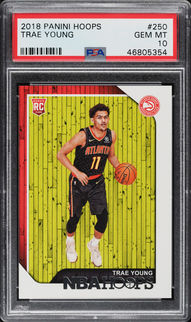 2018 Hoops Trae Young ROOKIE #250 PSA 10 GEM MINT