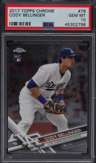 2017 Topps Chrome Cody Bellinger ROOKIE #79 PSA 10 GEM MINT