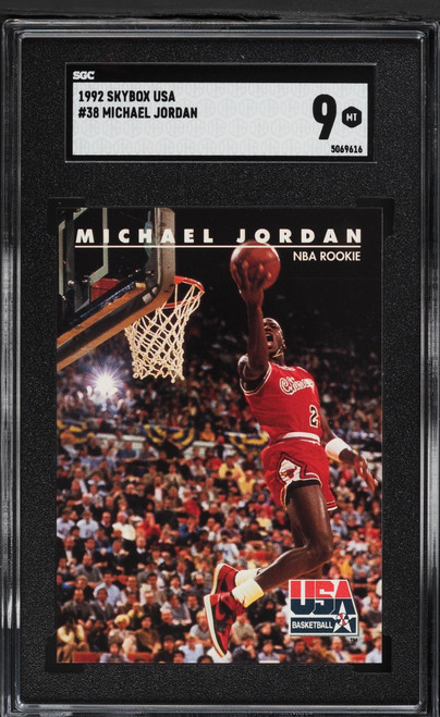 1992 Skybox USA Michael Jordan #38 SGC 9 MINT