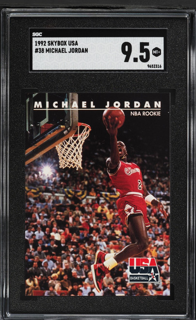 1992 Skybox USA Michael Jordan #38 SGC 9.5 MINT+