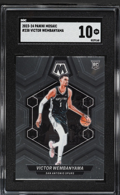 2023 Panini Mosaic Victor Wembanyama ROOKIE #238 SGC 10 GEM MINT