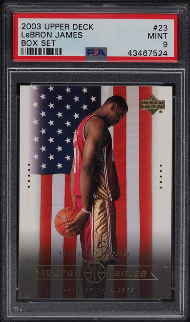 2003 Upper Deck Box Set LeBron James ROOKIE #23 PSA 9 MINT