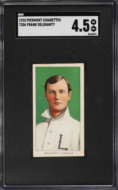 1909-11 T206 Frank Delehanty SGC 4.5 VGEX+