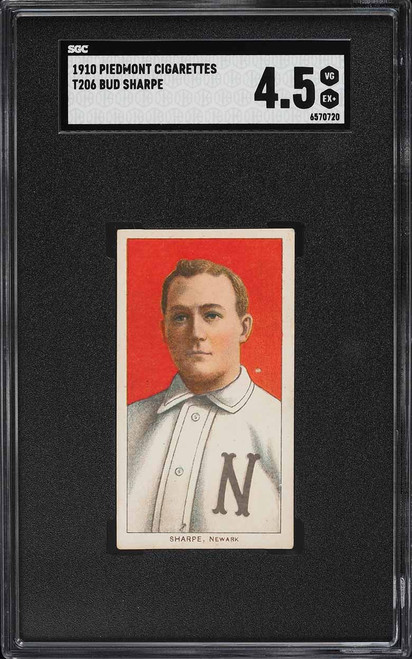 1909-11 T206 Bud Sharpe SGC 4.5 VGEX+