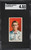 1909-11 T206 Piedmont Dan Moeller SGC 4.5 VGEX+