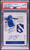 2018 National Treasures Game Gear Platinum Bo Bichette  PATCH AUTO 1/1 #BB PSA 8 NM-MT