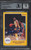 1986 Star Basketball Magic Johnson AUTO #5 BGS AUTH