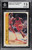 1986 Fleer Sticker Michael Jordan ROOKIE #8 BGS 7.5 NRMT+ (Cert 0003140518) front
