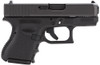 Glock PI3950201 G39 Standard Double 45 Glock Automatic Pistol (GAP) 3.42 6+1 Black Polymer Grip/Frame Grip Black