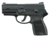 P250 Subcompact .40 S&W 3.6 Inch Barrel Siglite Night Sights Black Nitron Slide Finish 10 Round