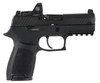 Sig Sauer 320C9BSSRX10 P320 Compact RX 9mm Luger 3.90 10+1 Black Nitron Stainless Steel Black Polymer Grip