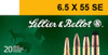 Sellier & Bellot SB6555A Rifle  6.5X55 Swedish 131 GR Soft Point (SP) 20 Bx/ 20 Cs