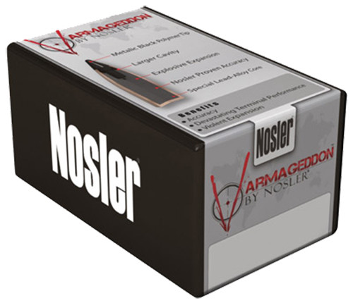 Nosler 17205 Varmageddon  17 Caliber .172 20 GR Flat Base Hollow Point (FBHP) 100 Box