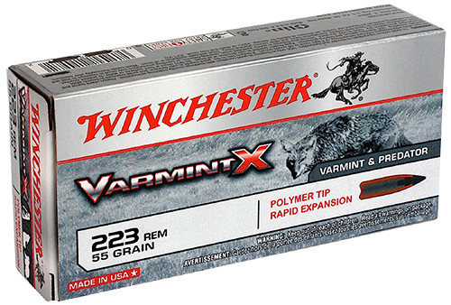 Winchester Ammo X223P Varmint X  223 Remington/5.56 NATO 55 GR Polymer Tip 20 Bx/ 10 Cs