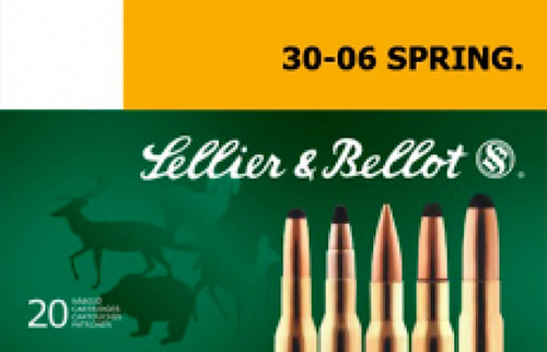 Sellier & Bellot SB3006E Rifle  30-06 Springfield 180 GR Soft Point Cut-Through Edge (SPCE) 20 Bx/ 20 Cs