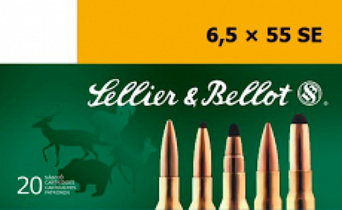 Sellier & Bellot SB6555C Rifle  6.5X55 Swedish 140 GR Full Metal Jacket (FMJ) 20 Bx/ 20 Cs