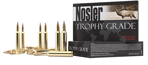 Nosler 60133 Trophy Grade Long Range 30-378 Weatherby Mag 210 GR AccuBond LR 20 Bx/ 10 Cs Nosler 60133 Trophy Grade Long Range 30-378 Weatherby Mag 210 GR AccuBond LR 20 Bx/ 10 Cs