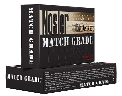 Nosler 43924 Match Grade  300 AAC Blackout/Whisper (7.62x35mm) 125 GR Hollow Point (HP) 20 Bx/ 10 Cs
