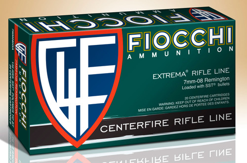 Fiocchi 7MM08HSA Extrema  7mm-08 Remington 139 GR SST Polymer Tip BT 20 Bx/ 10 Cs
