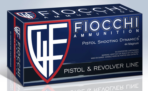 Fiocchi 44A500 Shooting Dynamics  44 Rem Mag 240 GR Jacketed Soft Point (JSP) 50 Bx/ 10 Cs
