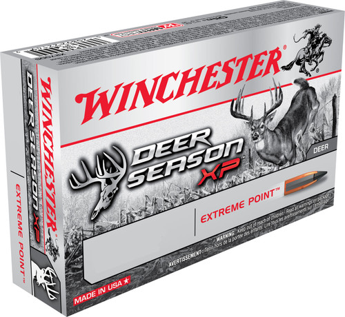 Winchester Ammo X65DS Deer Season XP 6.5 Creedmoor 125 GR Extreme Point 20 Bx/ 10 Cs