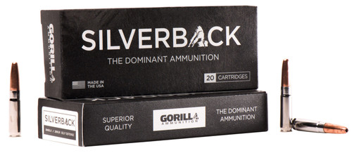 Gorilla SB300205SD Silverback Self Defense 300 AAC Blackout/Whisper (7.62x35mm) 205 GR Copper Solid 20 Bx/ 10 Cs