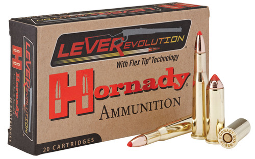 Hornady 8277 LEVERevolution  25-35 Winchester 110 GR Flex Tip Expanding 20 Bx/ 10 Cs