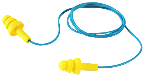 3M Peltor 97317 Corded Earplugs 33dB Blue/Yellow 1 Pair