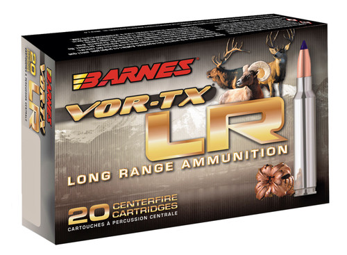 Barnes Bullets 29067 VOR-TX LR Rifle  375 RUM 270 GR LRX Boat Tail 20 Bx/ 10 Cs