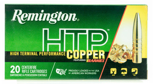 Remington Ammunition HTP308W HTP Copper  308 Win/7.62 NATO 168 GR TSX Boat Tail 20 Bx/ 10 Cs