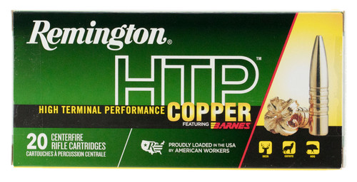 Remington Ammunition HTP300UM HTP Copper  300 Rem Ultra Mag (RUM) 180 GR TSX Boat Tail 20 Bx/ 10 Cs